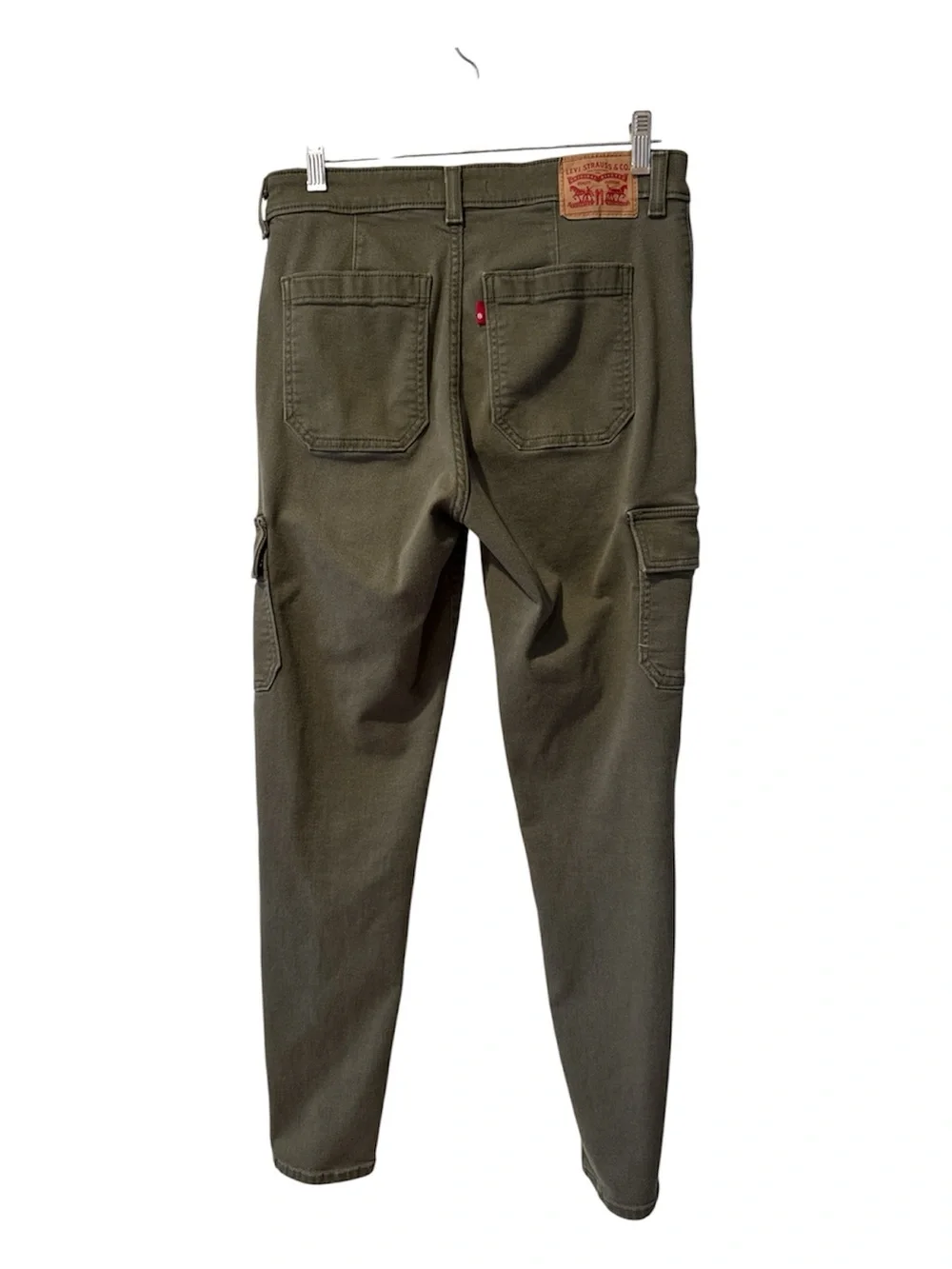 Levi Women’s 721 High Rise Skinny Olive Cargo Pants